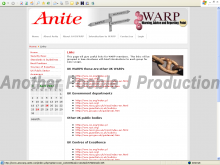 Anite - ANSWARP Portal - Screenshot