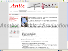 Anite - ANSWARP Portal - Screenshot