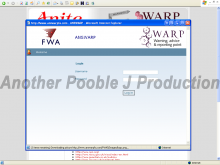 Anite - ANSWARP Portal - Screenshot