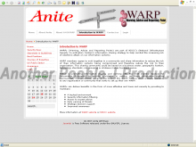 Anite - ANSWARP Portal - Screenshot