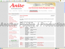 Anite (Local Government) - Quality Management System - Screenshot